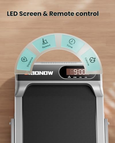 Home Office Walking Pad, Under Desk Treadmill with Incline, |5HP Portable Walking Treadmill, 265 Lbs Weight Capacity, Re