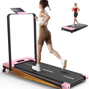 ANCHEER Quiet Portable Desk Treadmill for Home Gym, |0HP 12% Incline Walking Treadmill with LED Screen and Handles ANCHE
