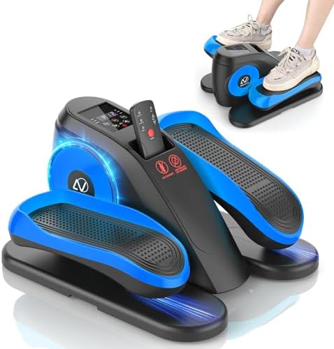 ANCHEER Electric Under Desk Elliptical Exercise Machine for Seniors and Home Office | ANCHEER 12 Speed Seated Elliptica