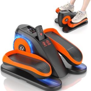 ANCHEER Electric Under Desk Elliptical Exercise Machine for Seniors and Home Office | ANCHEER 12 Speed Seated Elliptica