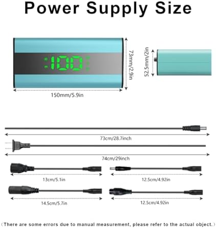 42V 2A Electric Scooter Charger with LED Charging Display, Universal with 4 Connections, for Electric Bike, Mobility Sco