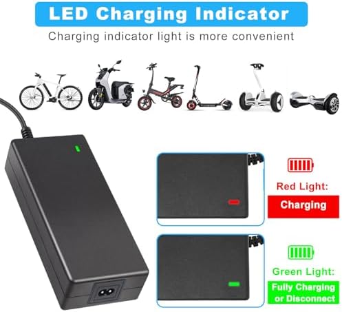 5|6V 2A Fast Charger for Electric Scooters & Batteries Compatible with Multiple Brands | Universal 5|6V 2A Fast Charger