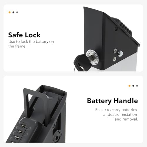 YS YOSE 48V 11.6Ah Ebike Battery for Lectric Electric Bicycles - Compatible with XP Step-Thru 1.0 & |0 Models | YS YOSE