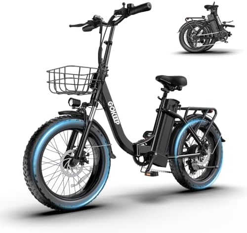 1300W Folding Electric Bike for Commuters, 75 Miles Range, 52V 13Ah Battery, Fat Tire & Suspension, 28MPH, UL2849 Certi