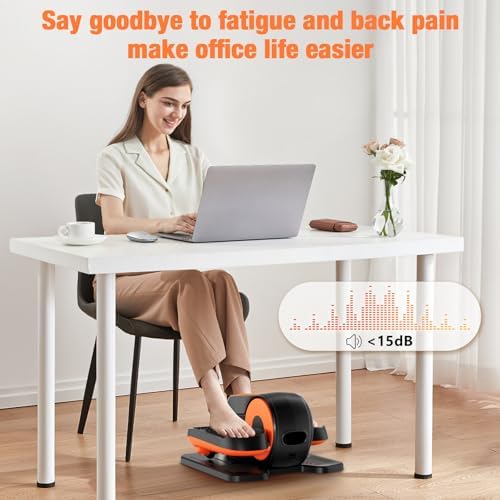 Ellipse Leg Exerciser as Seen on TV, 15 Adjustable Speed, Portable for Seniors