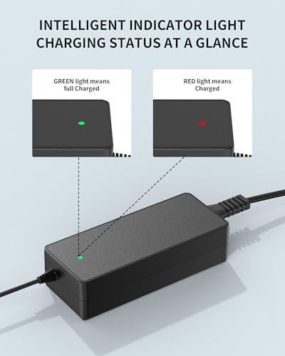 Gotrax 42V Charger for Electric Scooter Compatible with Apex/Eclipse,42V 2A Charger for Gotrax Scooters and Bikes