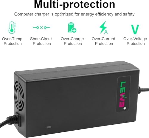 TREE.NB 5|6V 2A Charger for Lithium Battery with 5.5x|1mm Jack Round Connector, GOTRAX GXL V2/G2/G3/G4/Apex/Glider/XR El
