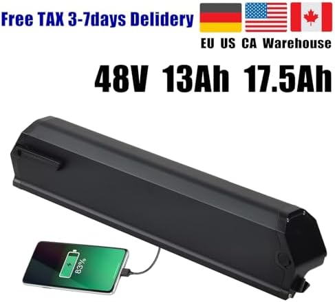 Aventon Pace 500.2 Electric Bike Battery 250W-1000W (48V14Ah Dorado) Aventon Pace 500.3 Step-Through Battery Replaceme