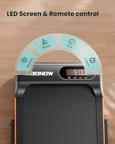 Home Office Walking Pad, Under Desk Treadmill with Incline, |5HP Portable Walking Treadmill, 265 Lbs Weight Capacity, Re