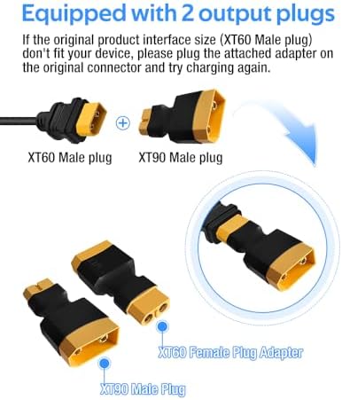 Super Fast Charger for 48V Lithium Battery No Adapter Needed | 5|6V 3A/5A Charger for 48V Lithium Battery with Cooling