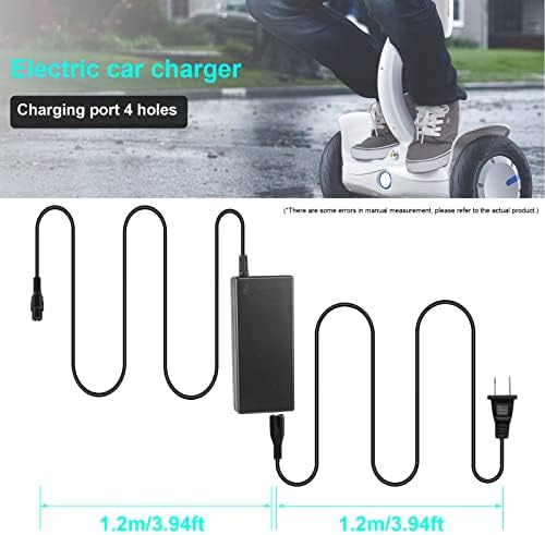 TREE.NB 5|6V 2A Charger for Lithium Battery with 5.5x|1mm Jack Round Connector, GOTRAX GXL V2/G2/G3/G4/Apex/Glider/XR El