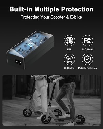 WUKUR 42V 2A Electric Scooter Charger for Hiboy Scooters Global Recycled Standard WUKUR 42V 2A Electric Scooter Charge