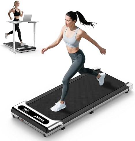 Under Desk Walking Treadmill |5HP with Remote & LED Display for Home Office | 3 in 1 Portable Under Desk Walking Pad fo
