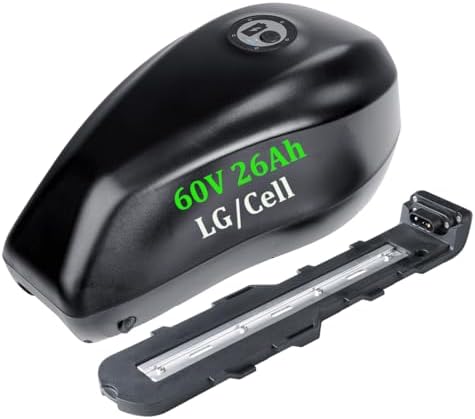 EXECYC UL Certificated 48V Lithium Ion Battery Pack for 48Volt Electric Bicycles Bafang Conversion Kit Front Wheel Use