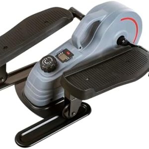 Sunny Health & Fitness Portable Elliptical Machine for Home Workout, Senior Friendly Sit/Stand, Free Sunnyfit App Connec