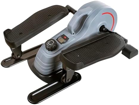 Sunny Health & Fitness Portable Elliptical Machine for Home Workout, Senior Friendly Sit/Stand, Free Sunnyfit App Connec