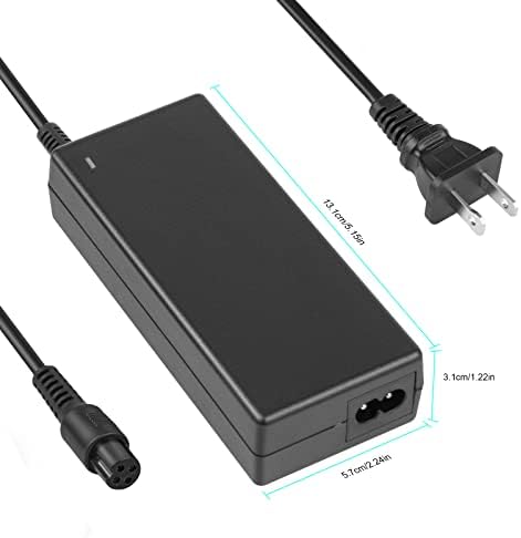 TREE.NB 5|6V 2A Charger for Lithium Battery with 5.5x|1mm Jack Round Connector, GOTRAX GXL V2/G2/G3/G4/Apex/Glider/XR El