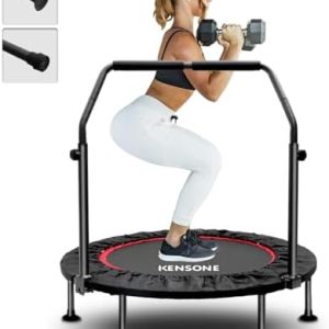 Kenson Mini Foldable Trampoline for Kids and Adults Indoor Use | Kenson Indoor Trampoline 40"/48" Foldable Rebounder fo