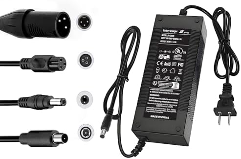 UL Listed 42V 2A Replacement Electric Scooter Charger | Compatible with GOTRAX Ninebot Jetson Voyage | For 36V Hoverboar