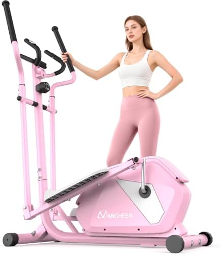 ANCHEER Home Elliptical Machine for Fitness Lovers with Ultra-Quiet Magnetic System | ANCHEER Elliptical Exercise Machi