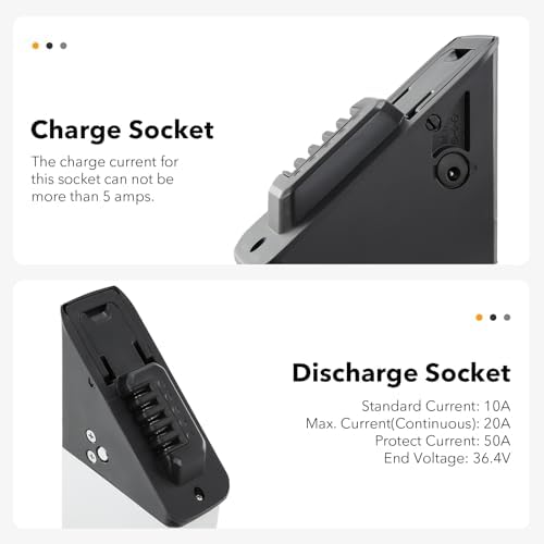 YS YOSE 48V 11.6Ah Ebike Battery for Lectric Electric Bicycles - Compatible with XP Step-Thru 1.0 & |0 Models | YS YOSE