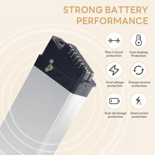 48V 10.4Ah Folding Ebike Battery for 250W 500W 750W 1000W Motor (Top Selling A Grade Cell) 48V 14Ah DCH-006 Built in E