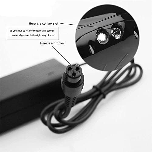 TREE.NB 5|6V 2A Charger for Lithium Battery with 5.5x|1mm Jack Round Connector, GOTRAX GXL V2/G2/G3/G4/Apex/Glider/XR El