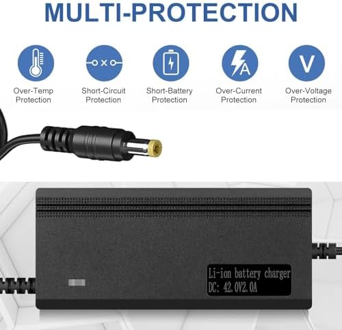 Rad Power 5|6V 3A Charger 5.5 * |1mm Plug for Li-ion Battery Users on Scooters and E-Bikes