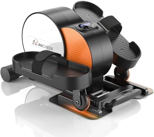 ANCHEER Under Desk Elliptical Leg Exerciser for Seniors with Remote Control | ANCHEER Ellipse Leg Exerciser with Displa