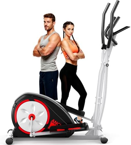 Hyper-Quiet Magnetic Elliptical Machine for Home Workout | Home Trainer Elliptical Exercise Machine with Multiple Gears