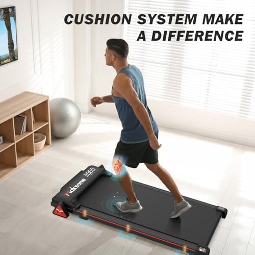 Maksone Under Desk Treadmill for Office Workers with Wooden Walking Pad and Remote Control | Maksone Expert Under Desk