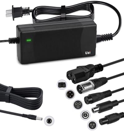 Uzi 42V2A Fast Charger for 36V Electric Bike/Scooter Lithium Battery H5 Vsett8 Xenon Eb7 Ebike V2 KS4 S2/S2R MAX GXL etc