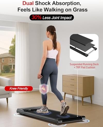 Lichico Walking Pad Under Desk Portable Treadmill for Home and Office | Super Quiet Lichico Walking Pad Under Desk Trea