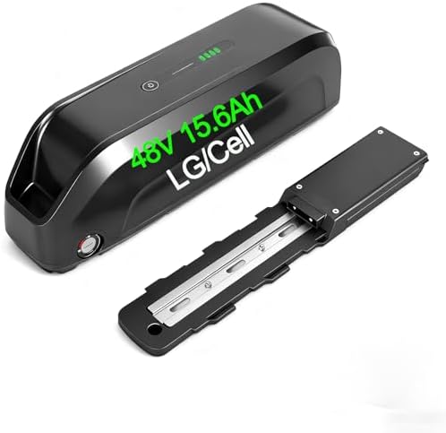 EXECYC UL Certificated 48V Lithium Ion Battery Pack for 48Volt Electric Bicycles Bafang Conversion Kit Front Wheel Use