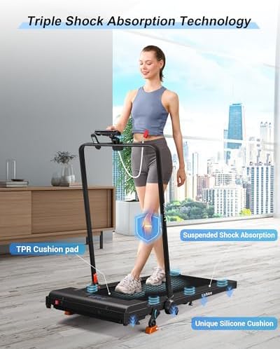 Lichico Walking Pad Under Desk Portable Treadmill for Home and Office | Super Quiet Lichico Walking Pad Under Desk Trea