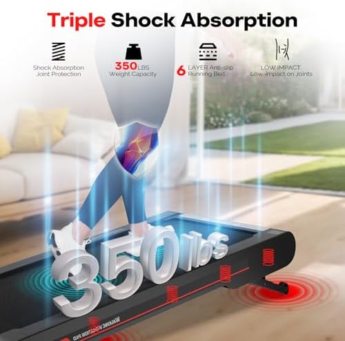 Sperax 3 in 1 Under Desk Treadmill for Home Office Workers with APP Control | 400W Low Noise Sperax Walking Vibration P