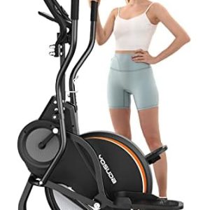 YOSUDA 3-in-1 Elliptical Exercise Machine for Home Workouts | YOSUDA Elliptical Machine with 45° Incline and 15.5 in St
