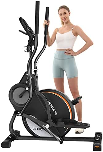 YOSUDA 3-in-1 Elliptical Exercise Machine for Home Workouts | YOSUDA Elliptical Machine with 45° Incline and 15.5 in St