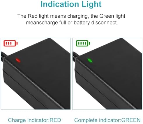 SGS Certified 42V 2A Charger for Gotrax Electric Scooters Compatible with GXL V2, G2, G3, G4, Apex, Glider, XR Elite, XR