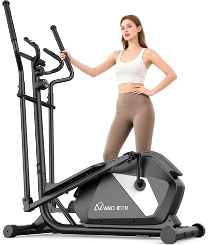 ANCHEER Home Elliptical Machine for Fitness Lovers with Ultra-Quiet Magnetic System | ANCHEER Elliptical Exercise Machi
