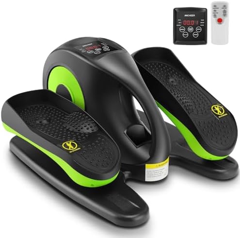 ANCHEER Electric Seated Pedal Exerciser for Seniors at Home ANCHEER Portable Quiet Elliptical Machine for Home Exercise