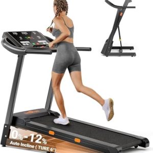 THERUN Incline Treadmill for Running and Walking, 300 lbs Weight Capacity, Wide Belt THERUN Incline Treadmill for Runnin