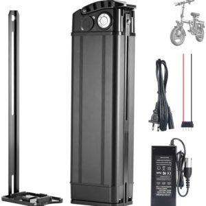Silver Fish 48V 16Ah Ebike Battery, 2A Charge for 200-750W Electric Bikes