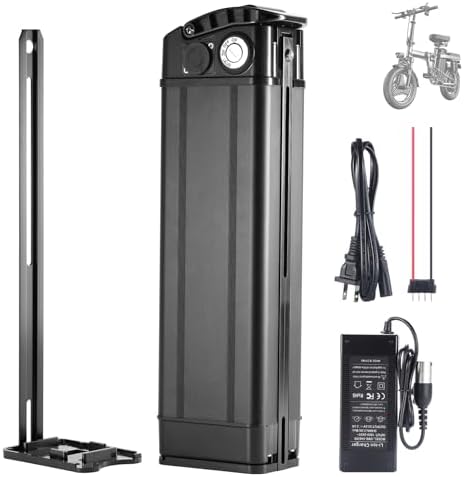 Silver Fish 48V 16Ah Ebike Battery, 2A Charge for 200-750W Electric Bikes