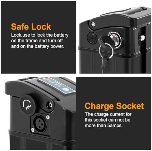 YS YOSE POWER 36V 13Ah Electric Bike Battery for Heybike Compatible Cityscape Replacement