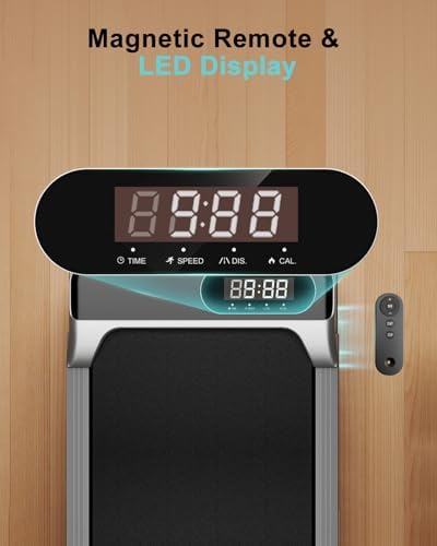 Home Office Walking Pad, Under Desk Treadmill with Incline, |5HP Portable Walking Treadmill, 265 Lbs Weight Capacity, Re