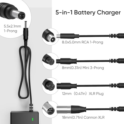 Universal 42V 2A Battery Charger for 36V Lithium Battery Power Supply Adapter Universal 42V 2A Battery Charger with 5