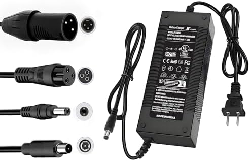 UL Certified Fast Charging Electric Bike Charger for 48V Ebike Battery - Compatible with Lectric XP |0/|0, Ecotric City/