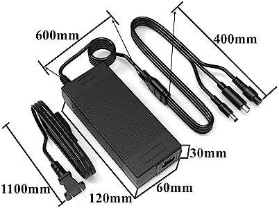 42V 2A 3Plugs Hover-1 Replacement Charger for 36V Li-ion e-Bike Scooter Battery | 42V 2A 3Plugs Maxshot V1 Hiboy Jetson