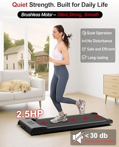 Lichico Walking Pad Under Desk Portable Treadmill for Home and Office | Super Quiet Lichico Walking Pad Under Desk Trea